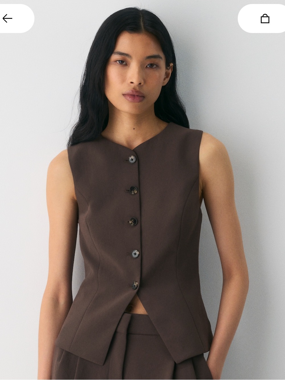 Aritzia Wilfred Regal Vest - Crepette